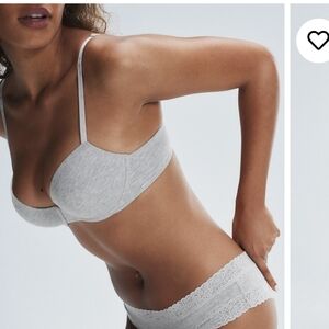 Savage X Fenty Gray Lace Panty